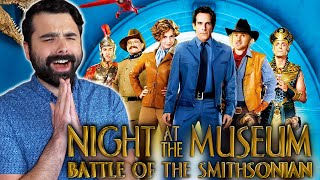 Night At The Museum 2 Battle of the Smithsonian MOVIE REACTION FIRST TIME WATCHING [upl. by Abroms]