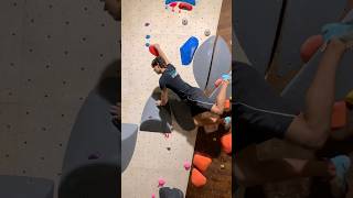 Smooth and dynamique 🫠 bouldering indoorclimbing dyno jumping smooth [upl. by Suraved]