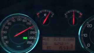 Fiat Croma 24 JTDm 147kw acceleration 0200km [upl. by Aicile98]