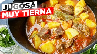 CARNE con PATATAS 😋🍲 El GUISO DE ABUELA que TRAE LOS MEJORES RECUERDOS 😍 TERNERA EN SALSA ABUNDANTE [upl. by Dalt]