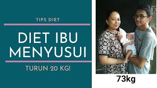 Diet Aman Untuk Ibu Menyusui tanpa Mengurangi ASI Turun 20kg [upl. by Bruni]