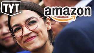 Alexandria OcasioCortez Applauds Amazons Decision [upl. by Freudberg1]