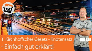 Knotenregel  Kirchhoff  Berechnen  Stromstärke  Definition  Beispiel  Einfach gut erklärt ⚡ [upl. by Haiacim]