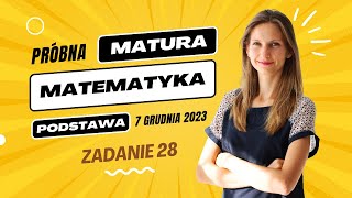 Zadanie 28 Prawdopodobieństwo Rzut Kostką Iloczyn Oczek👩‍🎓 Próbna Matura Matematyka Grudzień 2023 PP [upl. by Avlasor161]