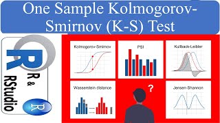 One Sample Kolmogorov Smirnov KS Test in R [upl. by Laius602]