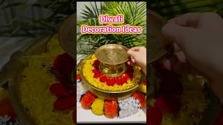 Decoration Ideas For Lakshmi Puja  Diwali Decoration diwali diy homedecor youtube [upl. by Arobed944]