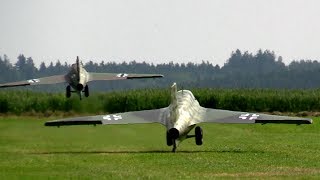 Giant Me163 Formation Flight [upl. by Eilssel]