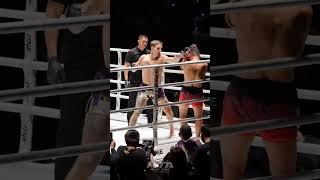 Nico Carrillo knocks out NongO  One Championship  MTA muaythai fight [upl. by Cloutman]