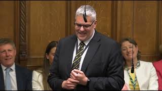 Gavin Robinson amp Speaker have House of Commons laughing [upl. by Standush]