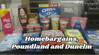 Home Bargains Poundland and Dunelm haul frugalliving vlog haul [upl. by Nimad]