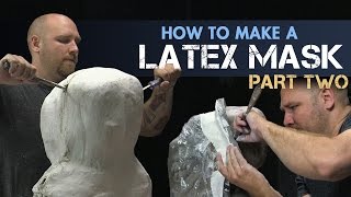 How to Make a Latex Rubber Mask Part 2  Mold Making  PREVIEW [upl. by Getter]