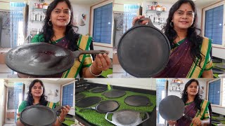 The Indus Valley Cast Iron Dosa Tawa Unboxing amp Review  How to Season Cast Iron Dosa Tawa [upl. by Joel]