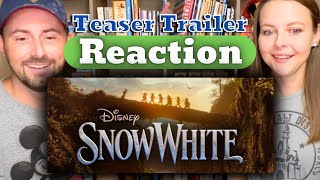 Snow White  Official Trailer Reaction  FINALLY IN LIVE ACTION [upl. by Sonstrom]