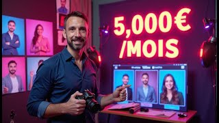 NOUVEAU MÉTIER À 5000€MOIS  PHOTOGRAPHE IA POUR INFLUENCEURS COMMENCEZ MAINTENANT [upl. by Anna]