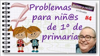 PROBLEMAS de SUMAS y RESTAS SIN LLEVADAS PRIMERO de PRIMARIA 4 ACADEMIADIEGO [upl. by Aetnahc507]