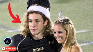 High School quarterback does something shocking seconds after hes crowned homecoming king [upl. by Attenyw]