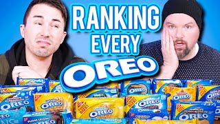 We Tried EVERY Flavor Of Oreo Cookie In One Sitting  RANKED [upl. by Adelric]