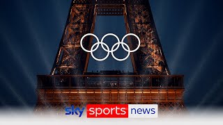 Olympic opening ceremony takes place in Paris across the Seine river [upl. by Juetta207]