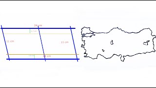 Türkiye haritası nasıl çizilir çok kolay   Görsel sanatlar dersi etkinlikleri [upl. by Goulder]