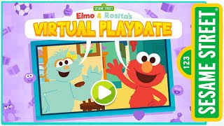 Sesame Street Elmo amp Rositas Virtual Playdate  PBS Kids [upl. by Regan428]