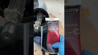 Changing your lower unit lube boating boatmaintenance oilchange mercuryproteam [upl. by Ajtak]