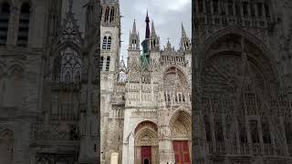 Majestic Cathedral in Rouen France trending travel rouen viral satisfying amazing [upl. by Anyar317]