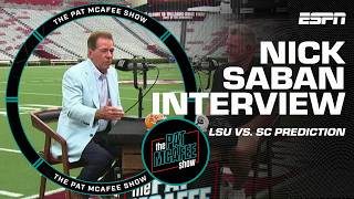 This will be a BIG TEST for LSU  Nick Saban on matchup vs South Carolina  The Pat McAfee Show [upl. by Balcke703]