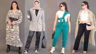 تنسيقات ملابس للجامعة  مشترياتي الجديدة university outfits ✨ [upl. by Fabiola970]