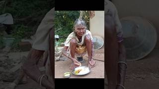 Pangas Fish Curry Eating 90 Years Old Poor Grandma shorts [upl. by Pacheco753]