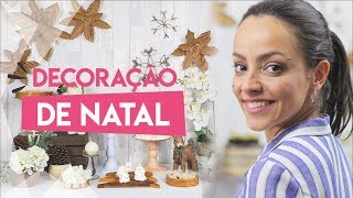 DECORAÇÃO DE NATAL  Mesa completa linda simples e fácil [upl. by Imotih79]