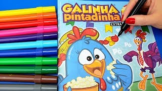 Livro De Atividades Galinha Pintadinha Passatempos Divertidos Para Produção [upl. by Venterea]