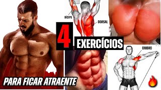 4 EXERCÍCIOS PARA TE DEIXAR MAIS GOSTOSO [upl. by Aynos]