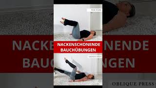 Nackenschonende Bauchübungen für Anfänger [upl. by Hardej]