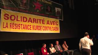 Paris Meeting Kobane avec NARIN AFRIN [upl. by Henderson309]