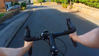 Cycling to work on new bike  Boardman SLR 89 Road Bike [upl. by Stillmann]