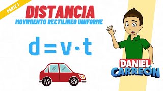 Como calcular la distancia PARTE 1 Super facil  principiantes  Movimiento rectilineo uniforme [upl. by Eugenio]