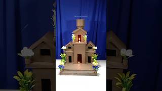 How to destroying super miniature clay house 🏡  claycrafts homecraft house clayart shorts [upl. by Alet932]