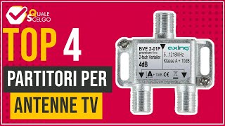 Partitori per Antenne TV  Top 4  QualeScelgo [upl. by Frasch376]