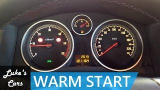 OPEL Astra H 19 CDTI 150HP Warm Start [upl. by Nettie]