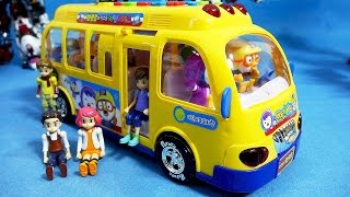 Pororo bus 뽀로로 버스 친구들과 카봇 또봇 카 장난감 Pororo bus amp Tobot toys [upl. by Relyk]