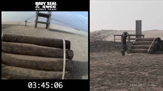 Obstacle Course Demo  Point of view helmet camera  SEALSWCCCOM [upl. by Fidelity796]