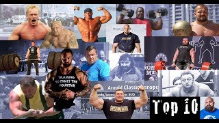 Top 10 Greatest Worlds Strongest Man [upl. by Ardnekat]