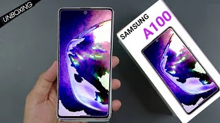 Samsung Galaxy A100 5G Unboxing  Samsung A100 5G Review [upl. by Eustis594]