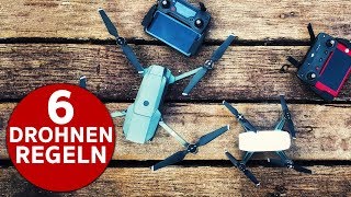 Drohnen  Die 6 Wichtigsten Regeln Erklärt ⚠️ [upl. by Purvis]