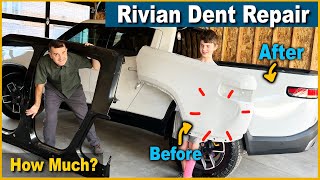 FIXED  Rivian Body Damage REPAIR PROCESS [upl. by Beverley786]