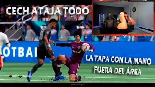 DjMaRiiO JUEGA CONTRA PETR ČECH y LE ATAJA TODO  Lloros y Enfados FIFA 22 [upl. by Nylad120]