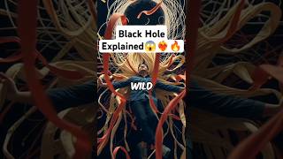 Spaghettification Explained 😱❤️‍🔥❤️‍🔥🔥🔥factshistoryfacts [upl. by Noicpesnoc]