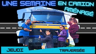 1 semaine en camion aménagé  JEUDI  Traversée  dailyvlog ferry grèce [upl. by Gersham]