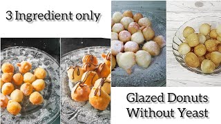 3 Ingredient Glazed DonutsLoukoumades [upl. by Biddie]