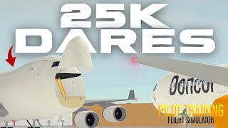 These PTFS DARES Are INSANE 25K Special  Roblox [upl. by Rubbico988]